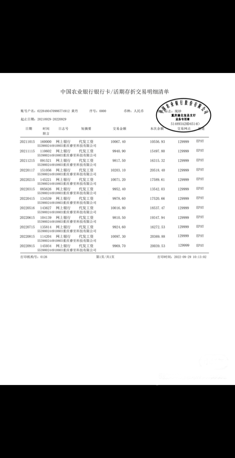 假的工资流水怎么做(假的工资流水对自己有影响吗?)